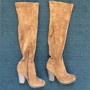 Women’s Over-the-Knee Stacked Heel Boot